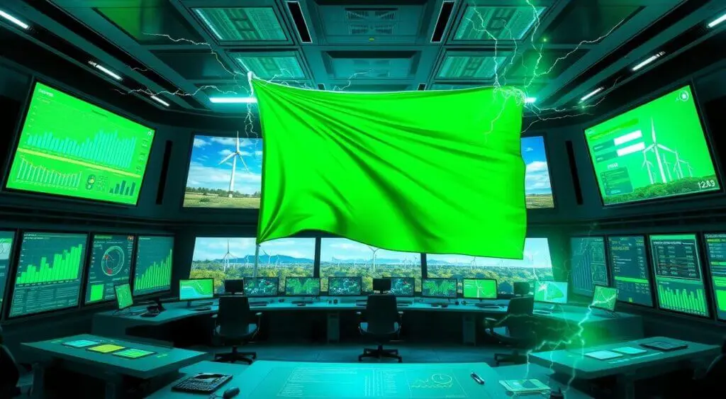 bandeira verde