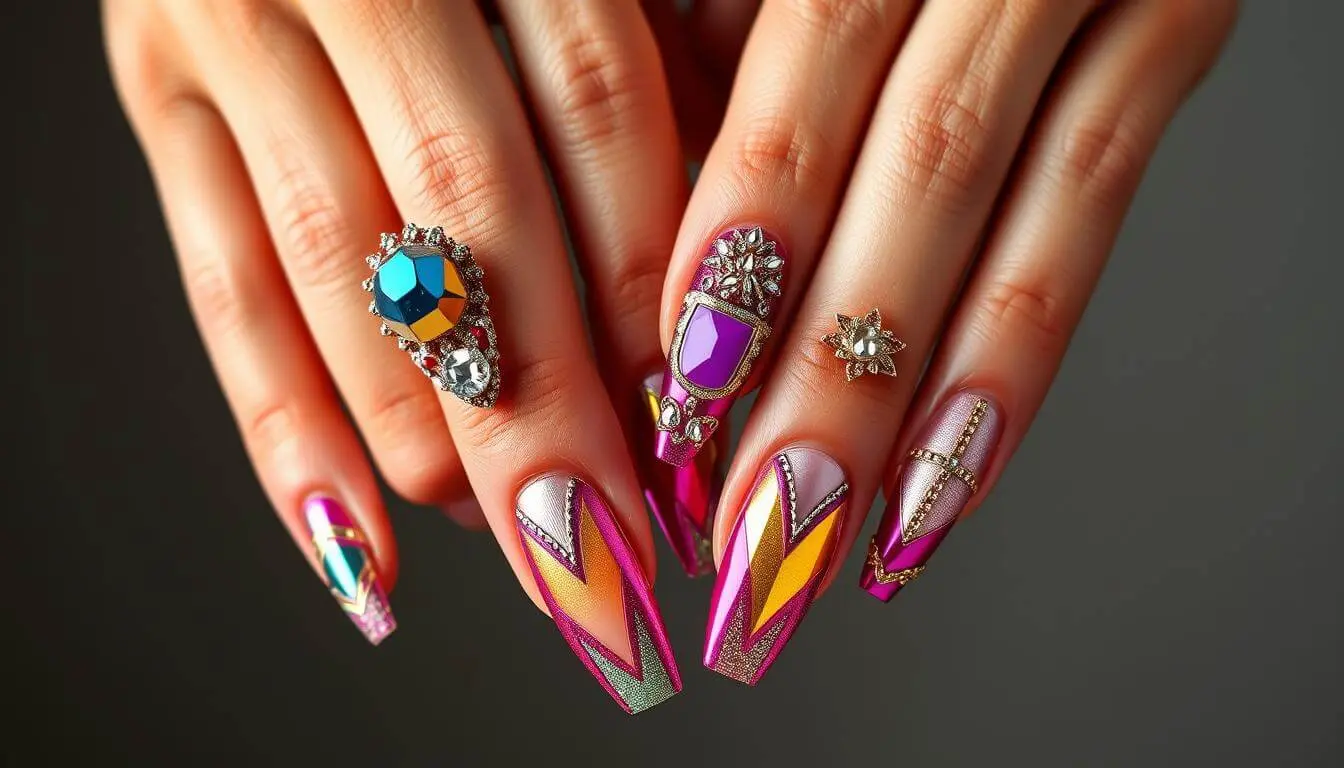Famosas na Arte das Unhas de gel