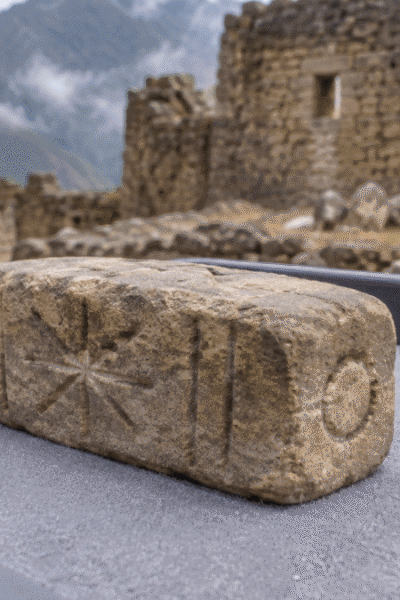 pedra encontrado no Peru