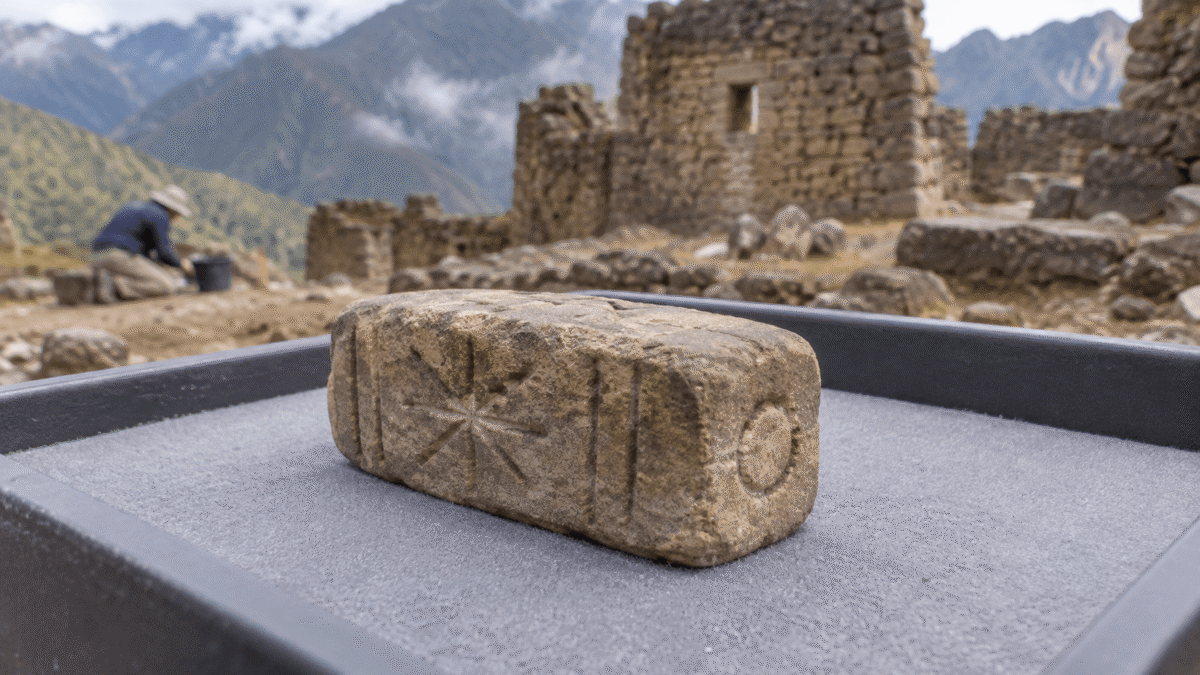 pedra encontrado no Peru