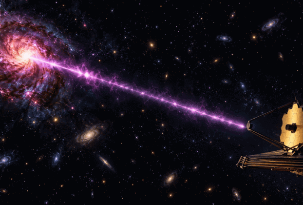 Telescópio Webb encontra pistas de colisões