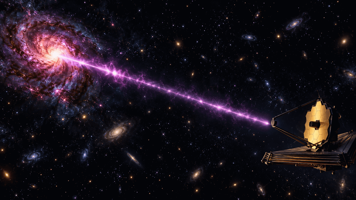 Telescópio Webb encontra pistas de colisões